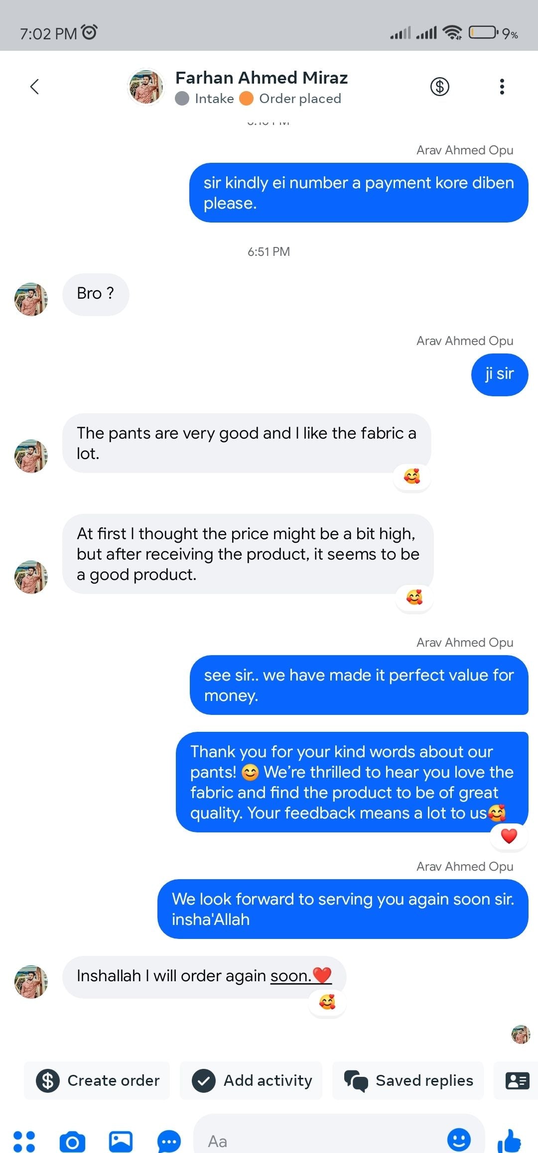 Farhan Ahmed Miraz review screenshot