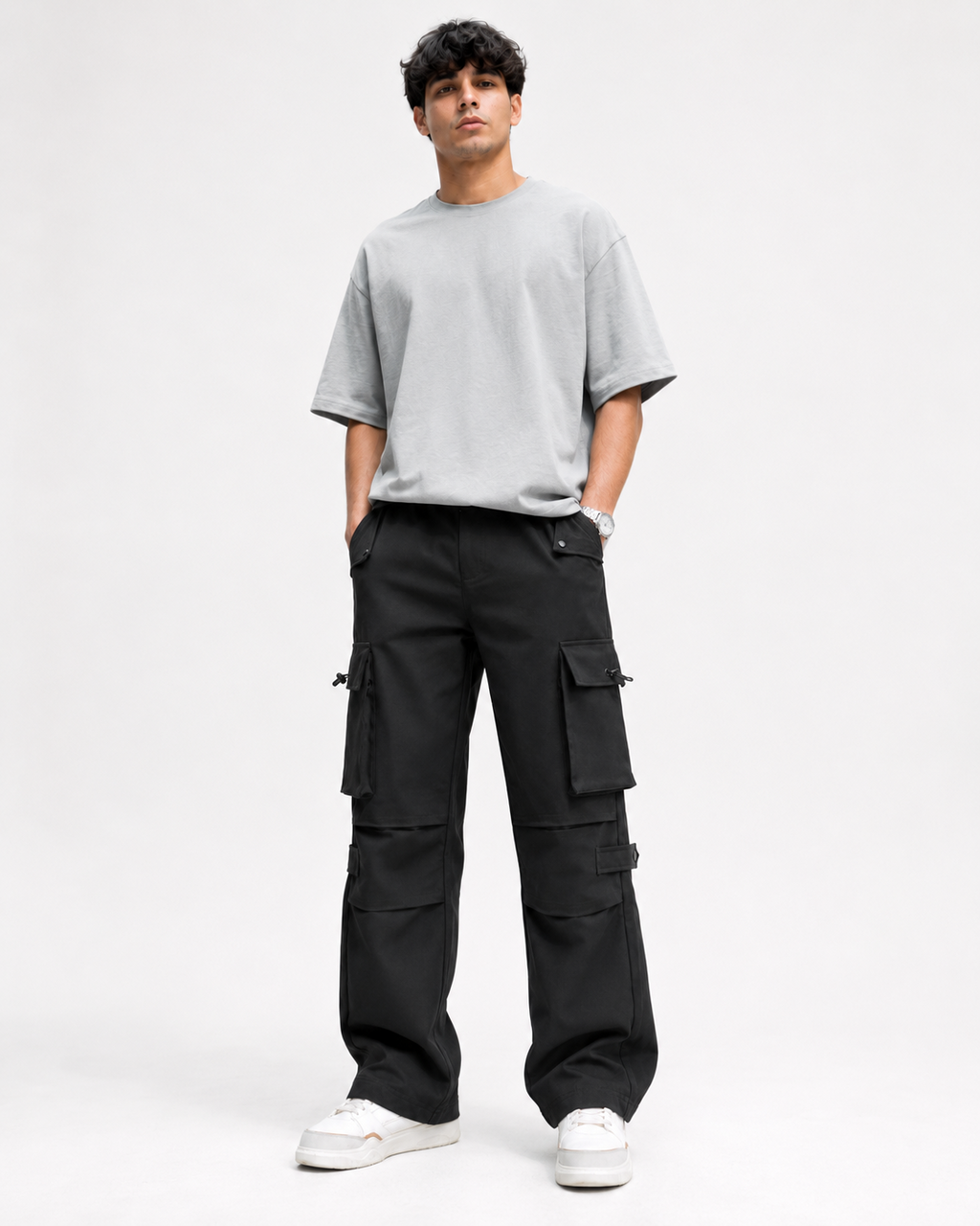 Premium 6 Pocket Cargo Pant (Z Black)