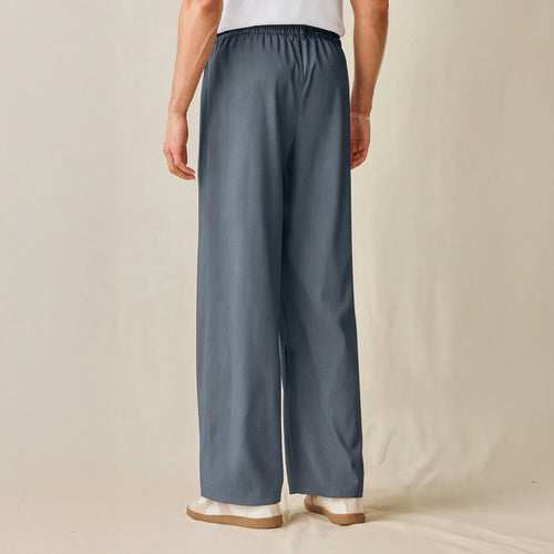 Baggy Formal pant (Steel Blue)