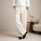 Premium Baggy Formal Pant (Warm Moonlight)