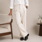 Premium Baggy Formal Pant (Warm Moonlight)