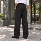 Premium Baggy Formal Pant (Z Black)