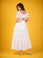 Romantic Lace Gown (Pearl White)