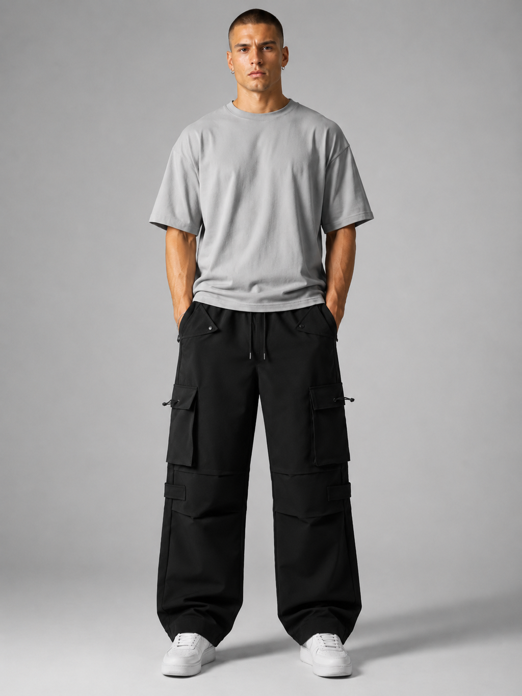 Premium 6 Pocket Cargo Pant (Z Black)