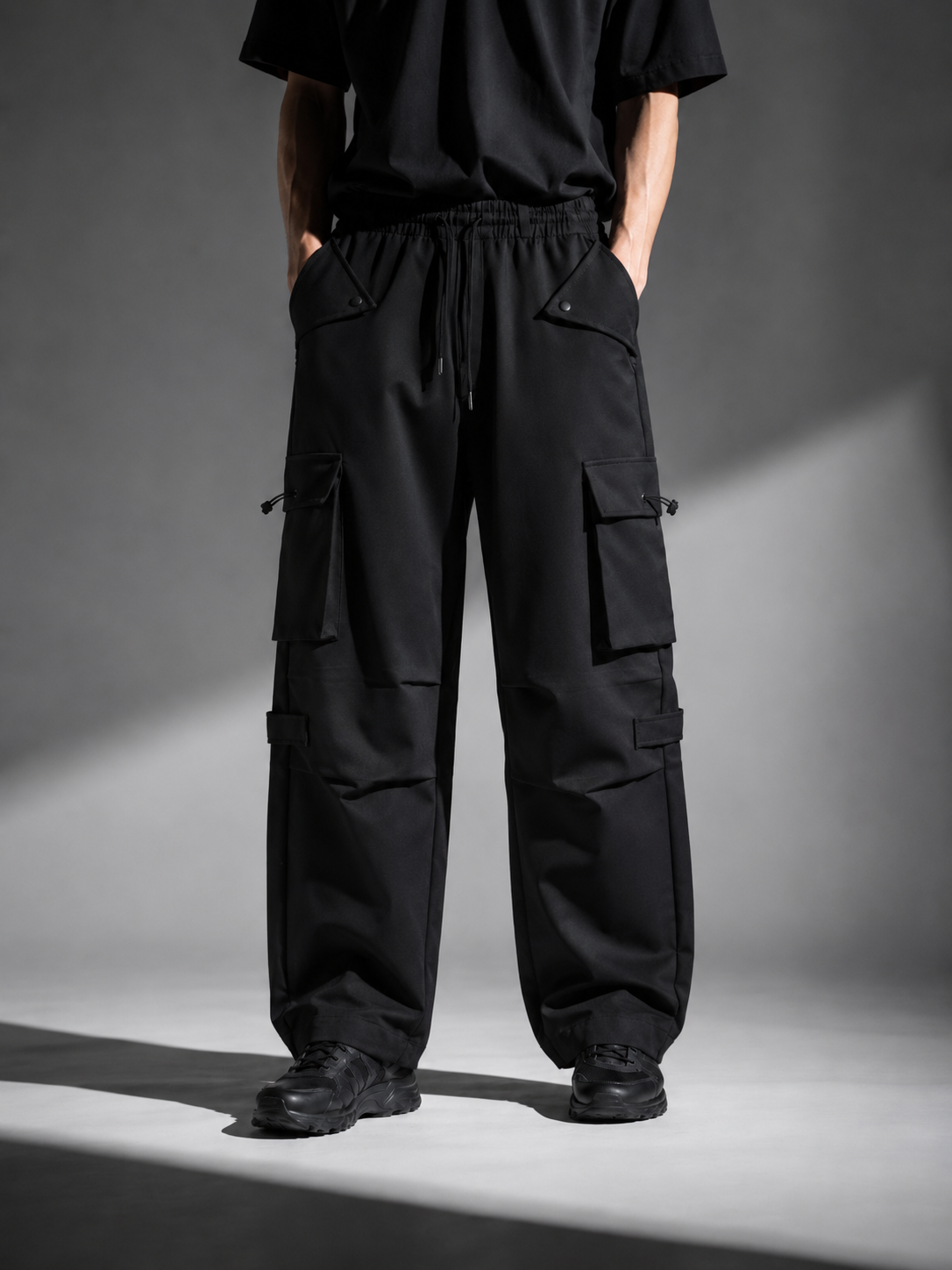 Premium 6 Pocket Cargo Pant (Z Black)