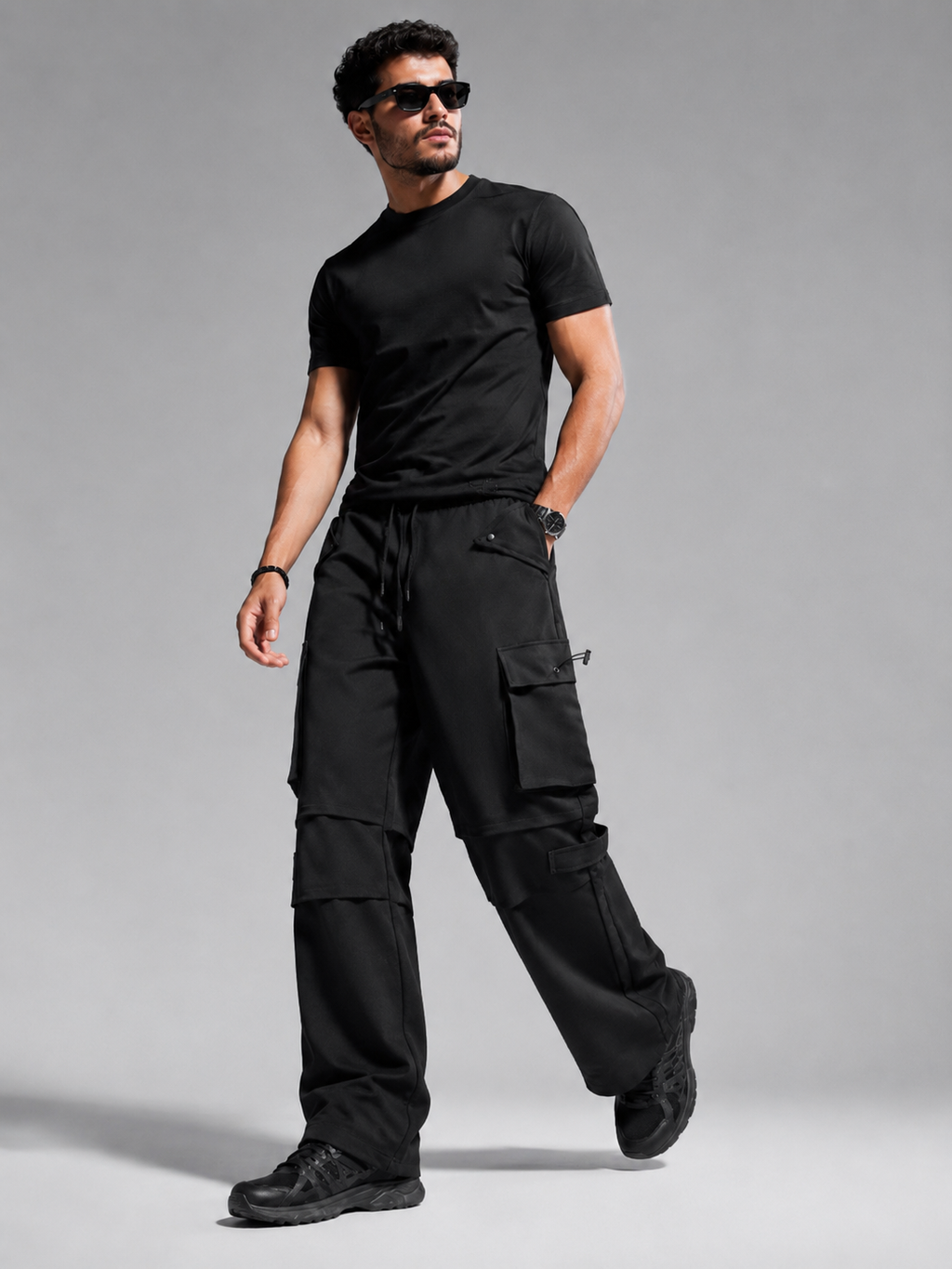 Premium 6 Pocket Cargo Pant (Z Black)