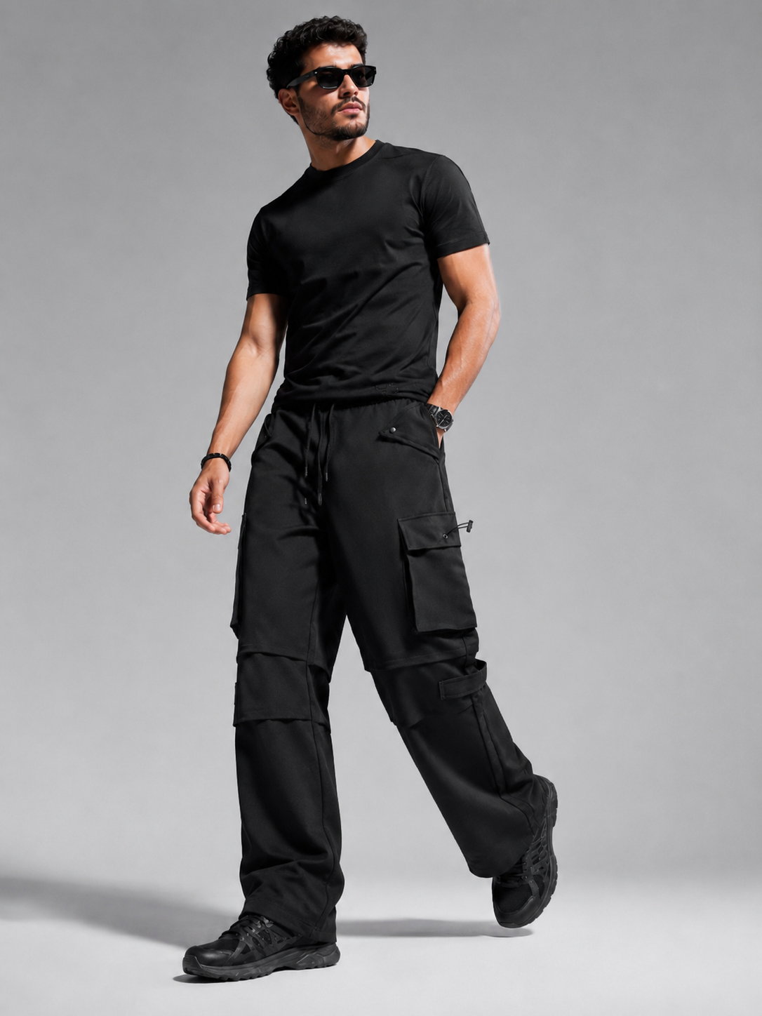 Premium 6 Pocket Cargo Pant (Z Black)