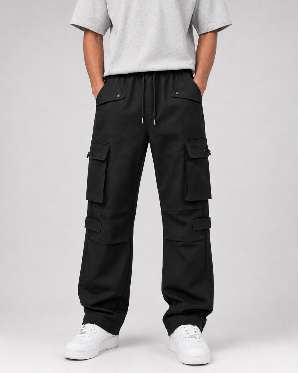 Premium 6 Pocket Cargo Pant (Z Black)