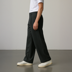 Premium Baggy Formal pant (Z Black)