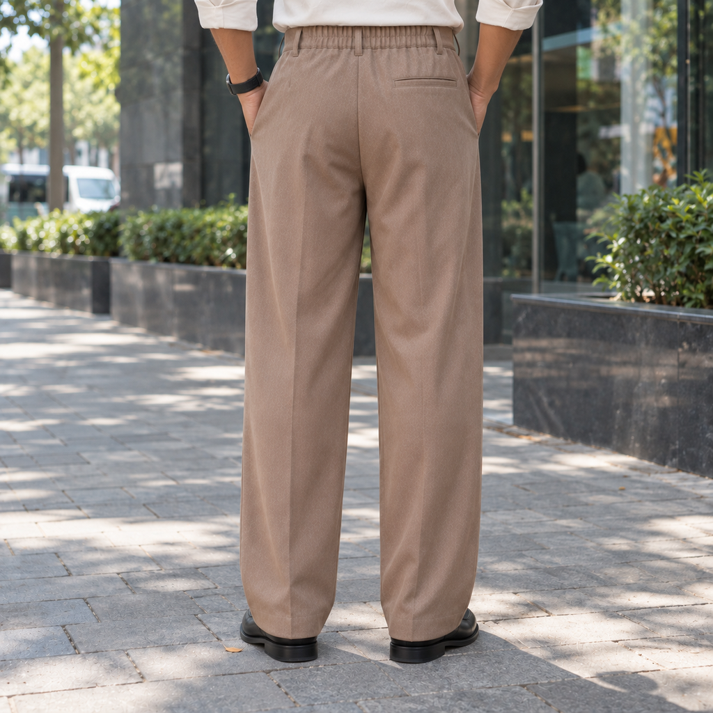 Premium Baggy Formal Pant (Mocha Brown)