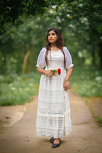 Romantic Lace Gown (Pearl White)