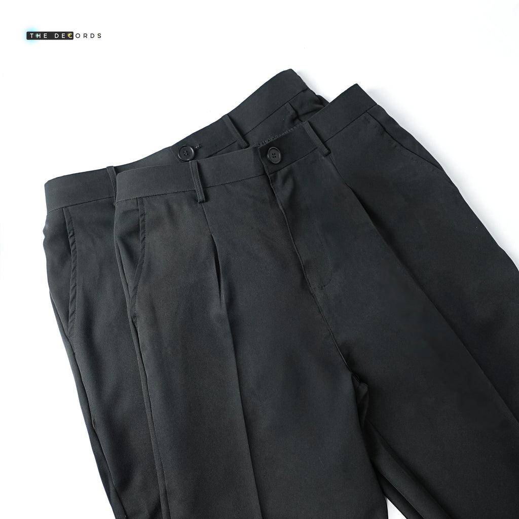 Premium Baggy Formal pant (Z Black)