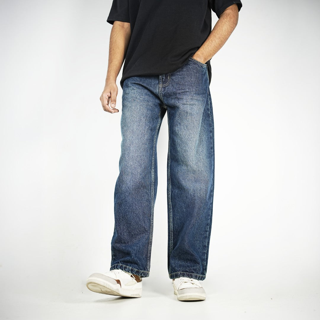 Prime Baggy Denim Pant (Azure Grain Blue)
