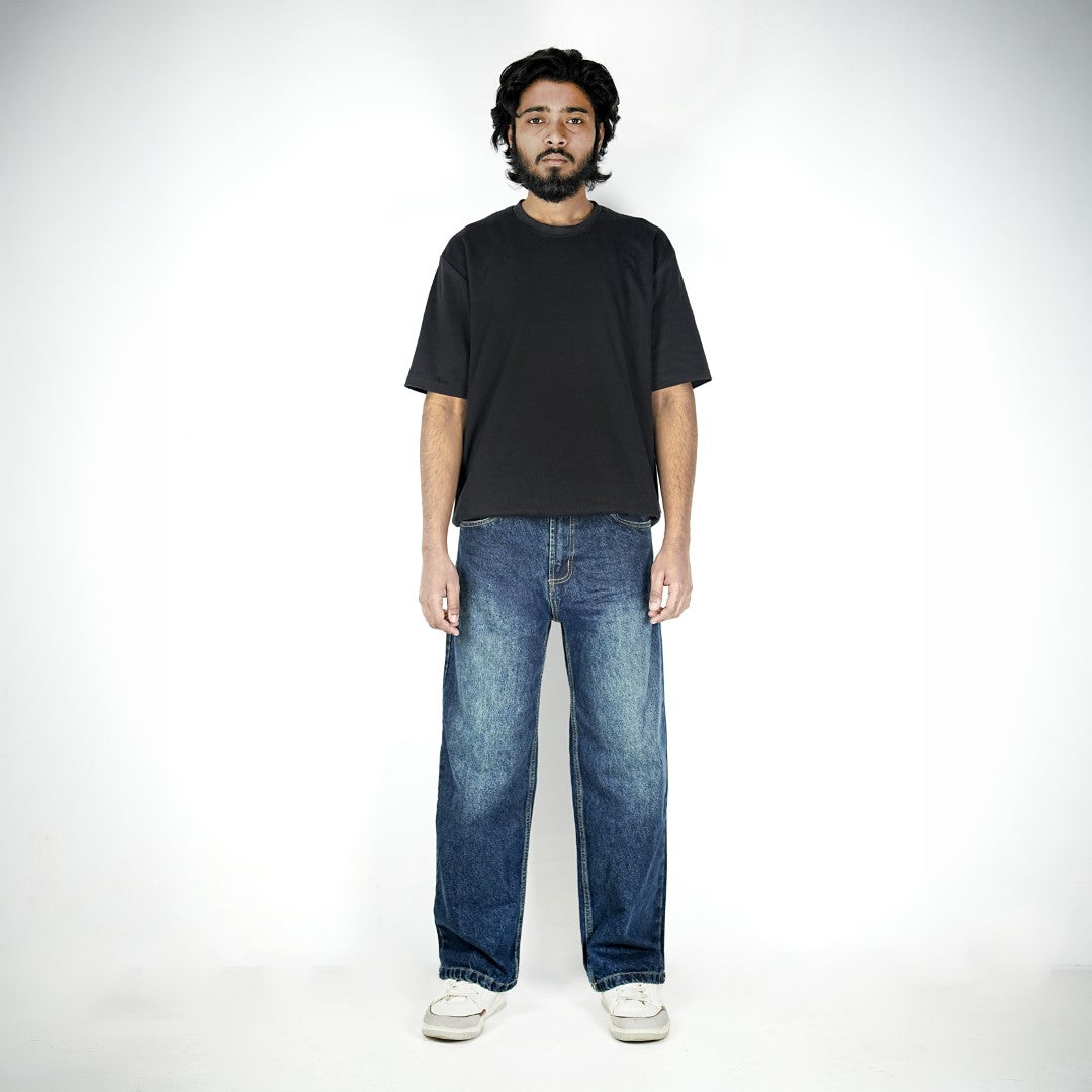 Prime Baggy Denim Pant (Azure Grain Blue)