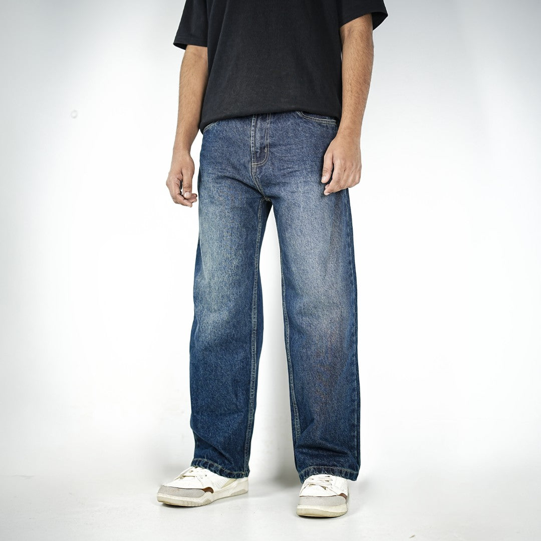 Prime Baggy Denim Pant (Azure Grain Blue)