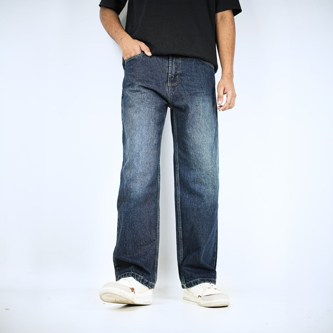 Prime Baggy Denim Pant (Azure Grain Blue)