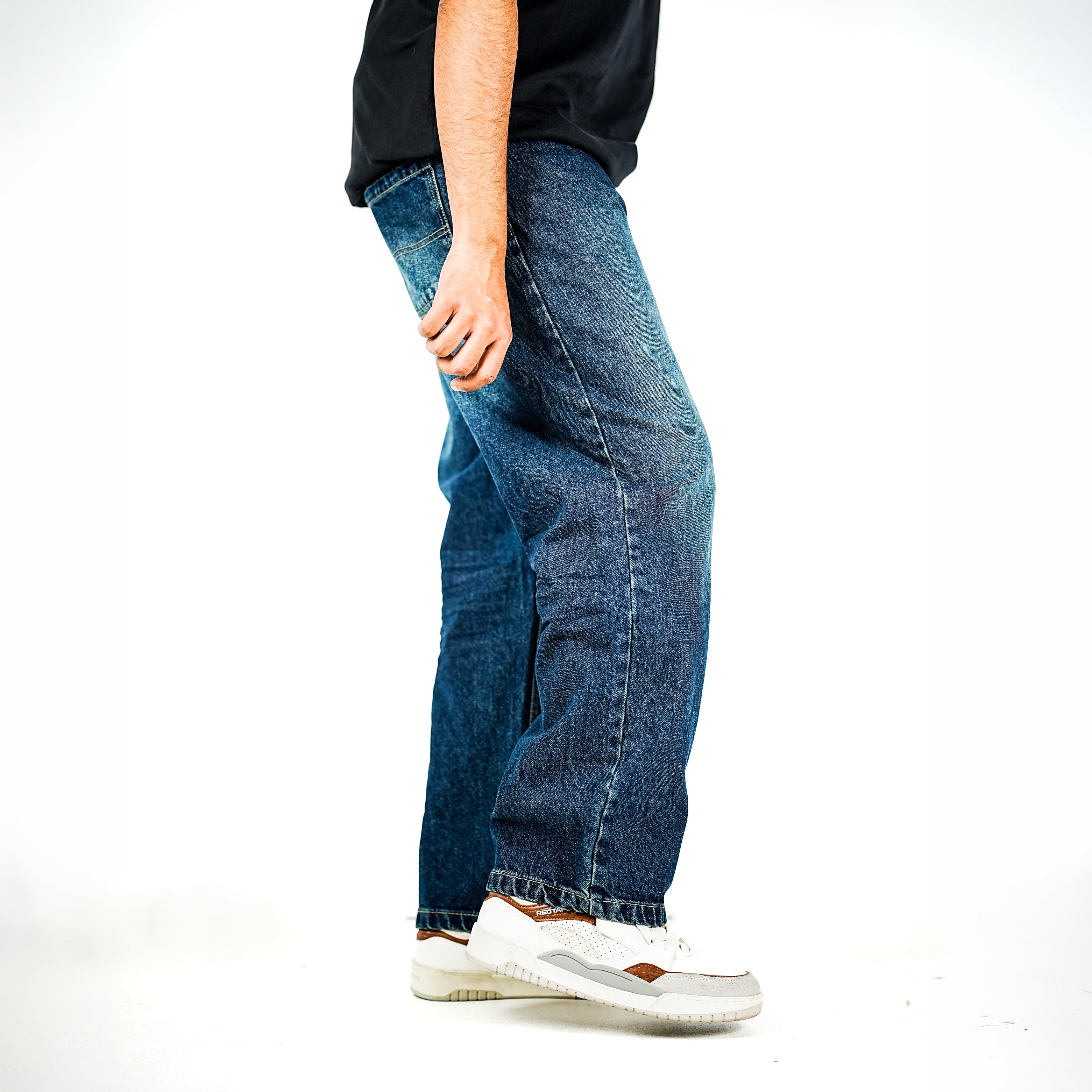 Prime Baggy Denim Pant (Azure Grain Blue)