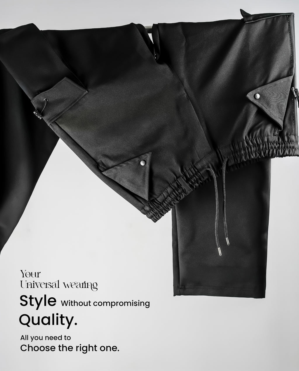 Premium 6 pocket Cargo pant (Z BLACK)