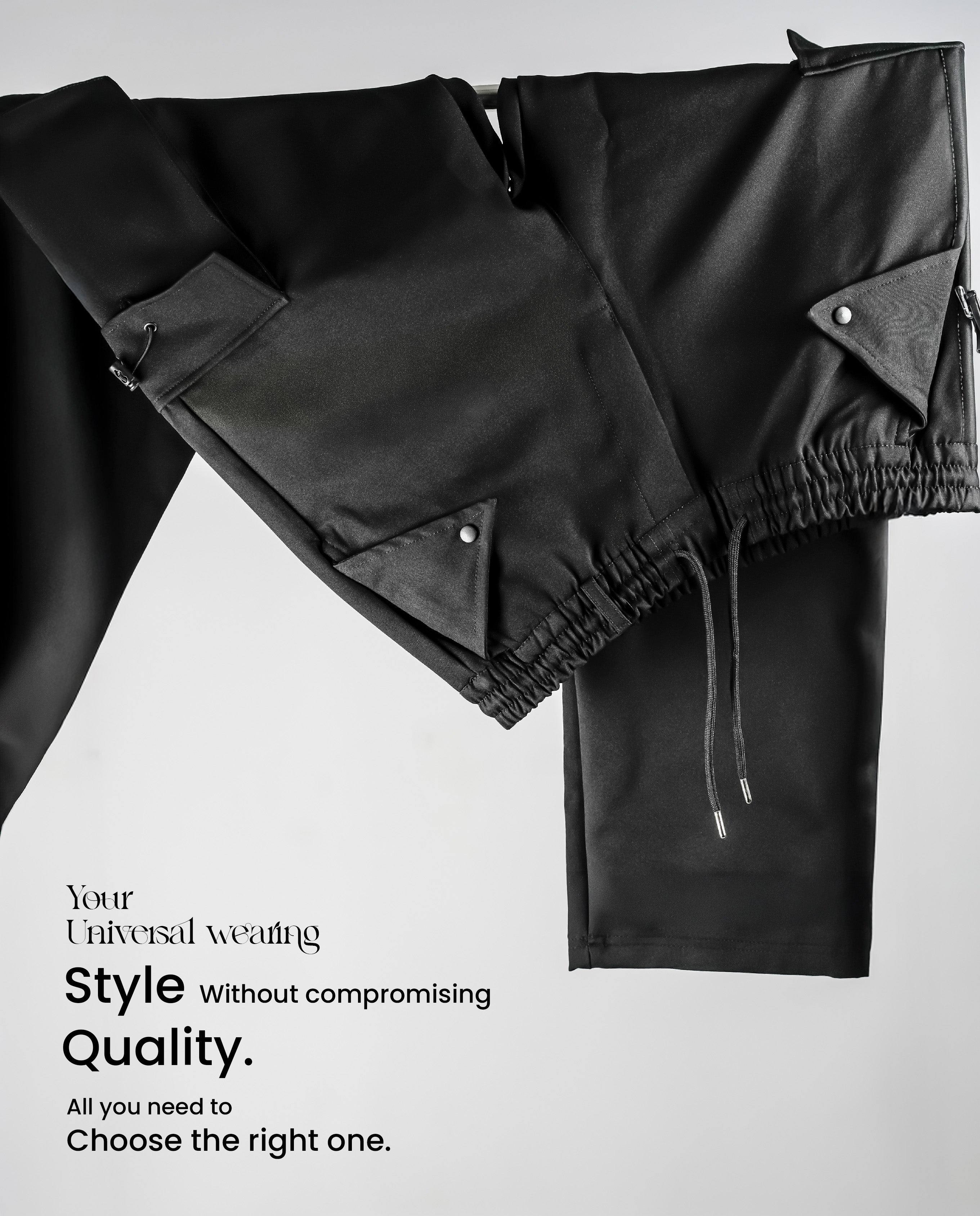 Premium 6 pocket Cargo pant (Z BLACK)