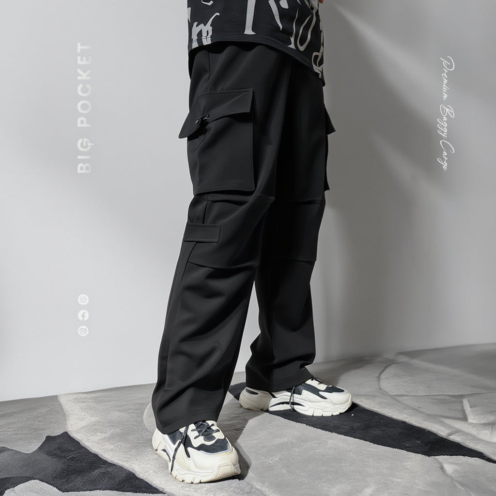 Premium 6 pocket Cargo pant (Z BLACK)