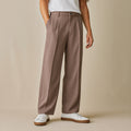 Premium Baggy Formal Pant (Warm Gray)